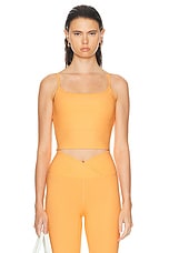 YEAR OF OURS Ribbed Bralette Tank Top in Apricot Crush, view 1, click to view large image.