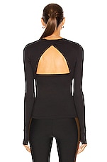 Nylora Allen Top in Black, view 4, click to view large image.