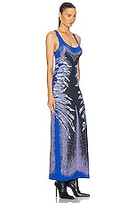 Y/Project Tank Maxi Dress in Blue, view 2, click to view large image.