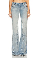 Y/Project Slim Jean in Light Sand Blue, view 1, click to view large image.