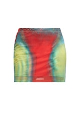 Y/Project x Jean-Paul Gaultier Body Morph Mini Skirt in Yellow, Red, & Blue, view 1, click to view large image.