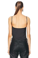Y/Project Hook And Eye Camisole Top in Black, view 4, click to view large image.