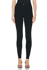Zeynep Arcay High Waisted Legging in Black, view 1, click to view large image.