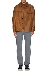 Zegna Casheta Polo in Tan, view 4, click to view large image.