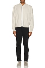 Zegna Oasi Cashmere Elements Blouson in Light Grey, view 4, click to view large image.