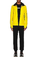 Zegna #usetheexisting 3-layers Polyester Blouson in Yellow, view 4, click to view large image.