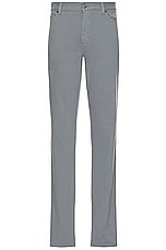 Zegna Stretch Gaberdine Pants in Blue, view 1, click to view large image.