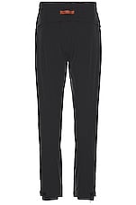 Zegna 3 Layers Techmerino Pant in Black, view 2, click to view large image.