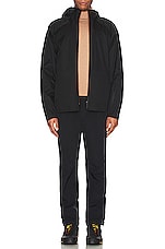 Zegna 3 Layers Techmerino Pant in Black, view 4, click to view large image.