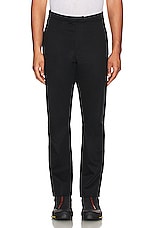 Zegna 3 Layers Techmerino Trouser in Black, view 3, click to view large image.