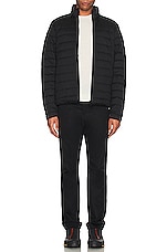 Zegna 3 Layers Techmerino Trouser in Black, view 5, click to view large image.