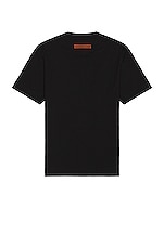 Zegna #usetheexisting T-shirt in Black, view 2, click to view large image.