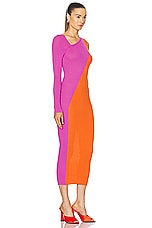 Zankov Lakshimi Dress in Terra & Orchid, view 2, click to view large image.