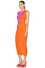 Zankov Lakshimi Dress in Terra & Orchid, view 3, click to view large image.