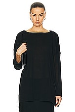 Zankov Sandrine Sweater in Black, view 2, click to view large image.