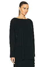 Zankov Sandrine Sweater in Black, view 3, click to view large image.