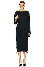 Zankov Sandrine Sweater in Black, view 5, click to view large image.