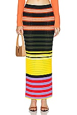 Zankov Edith Skirt in Terra & Red Multi, view 1, click to view large image.
