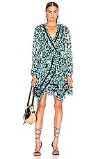 Zimmermann Moncur Wrap Mini Dress in 
