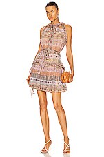 Zimmermann Luminous Ribbon Swing Mini Dress in Mixed Ribbons | FWRD