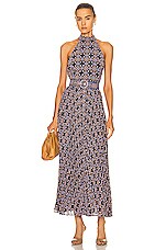 Zimmermann Sunray Picnic Dress in Navy Daisy | FWRD