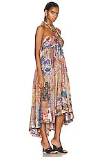 Zimmermann Devi Halter Maxi Dress in Patch Paisley, view 2, click to view large image.