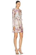Zimmermann Bias Mini Dress in Dreamy Floral, view 2, click to view large image.