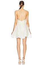 Zimmermann Matchmaker Daisy Mini Dress in Ivory, view 3, click to view large image.