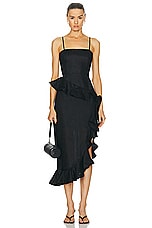 Zimmermann Harmony Tango Dress in Black, view 1, click to view large image.