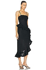 Zimmermann Harmony Tango Dress in Black, view 2, click to view large image.