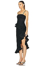 Zimmermann Harmony Tango Dress in Black, view 3, click to view large image.