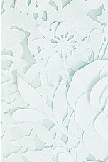Zimmermann Natura Lasercut Halter Dress in Mint, view 4, click to view large image.