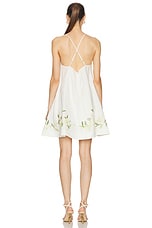 Zimmermann Harmony Swing Dress in Ivory Magnolia, view 3, click to view large image.