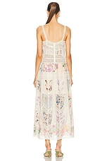 Zimmermann Halliday Lace Trim Slip Dress in Spliced, view 3, click to view large image.