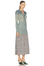 Zimmermann Story 1 Mouline Polo Midi Dress in Teal Multi, view 2, click to view large image.