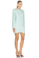 Zimmermann Eden Sequin Mini Dress in Mint, view 2, click to view large image.