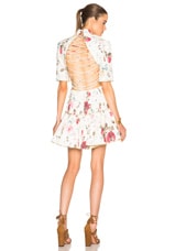 Zimmermann Mischief Corset Lace Dress in Floral
