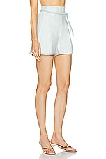 Zimmermann Natura High Waisted Short in Mint, view 2, click to view large image.
