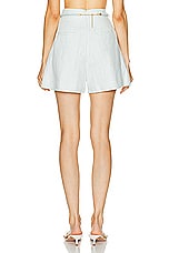 Zimmermann Natura High Waisted Short in Mint, view 3, click to view large image.