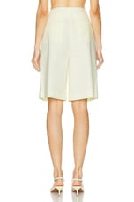 Zimmermann Harmony Slouchy Short in Lemon, view 4, click to view large image.