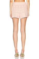 Zimmermann Waverly Drawcord Shorts in Dusty Pink, view 3, click to view large image.