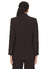 Zimmermann Luminosity Pocket Jacket in Chocolate, view 4, click to view large image.