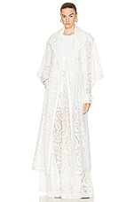 Zimmermann Wonderland Lace Pant in Ivory, view 4, click to view large image.