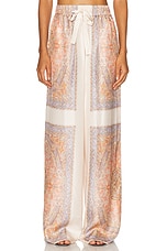 Zimmermann Illustration Track Pant in Paisley Haze, view 1, click to view large image.