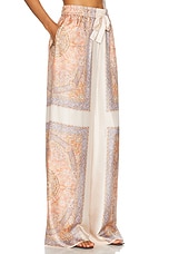 Zimmermann Illustration Track Pant in Paisley Haze, view 2, click to view large image.