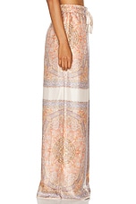 Zimmermann Illustration Track Pant in Paisley Haze, view 3, click to view large image.