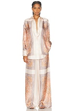 Zimmermann Illustration Track Pant in Paisley Haze, view 5, click to view large image.