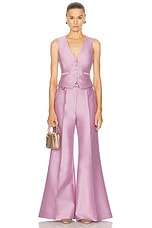 Zimmermann Illustration Wide Leg Pant in Lilac, view 5, click to view large image.