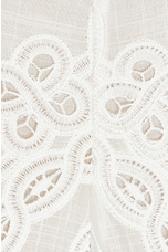 Zimmermann Ottie Flared Skirt in Ivory, view 5, click to view large image.