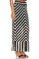 Zimmermann Halliday Hand Crochet Skirt in Chevron, view 2, click to view large image.